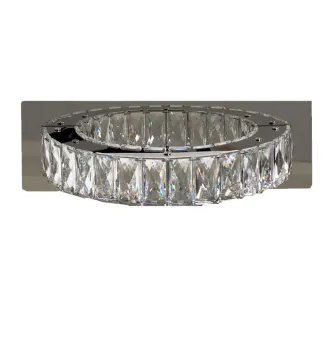bedroom led crystal light ring decorative wall lamp