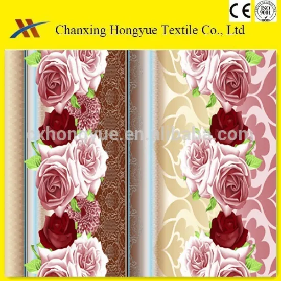 manufacturer designs polyester fabric for curtain/printed fabric for mattress cover/weaveing plain