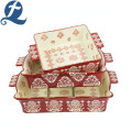 Hot Sale Kitchen Printed Square Baking Pan