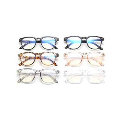 Unisex Plastic Optical Frames Blue Light Glasses Anti-Blue Light Protection