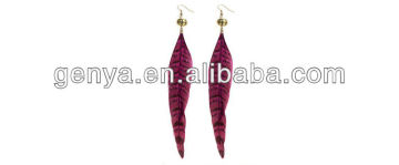 2012 Fashion sexy parrot feather Earring