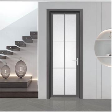 French Style Aluminum Swing Door for Indoor Bathroom
