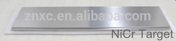 Nickel Chrome Alloy Planar Sputtering Target