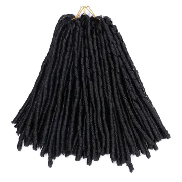 Free Sample Bundles Colored Fashion Twist Natural Extensions Bulk Curly Hair Braiding Soft Locs Crochet Hair