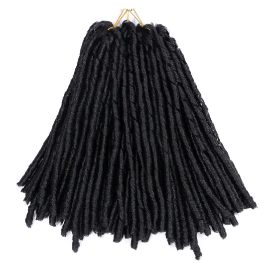 Free Sample Bundles Colored Fashion Twist Natural Extensions Bulk Curly Hair Braiding Soft Locs Crochet Hair