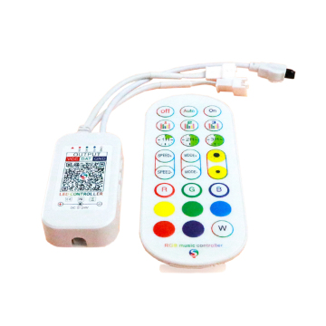 Magic Home 12V RGB Wifi Music Controller - 24Key, 16 millones de colores, compatible con Alexa