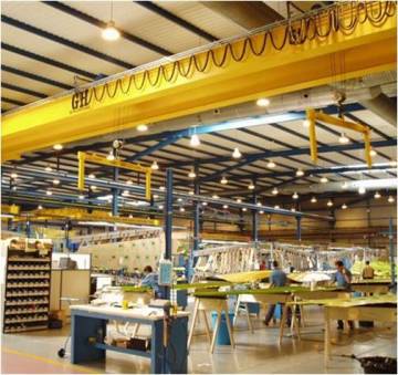 LD model low clearance motor driver single girder Overhead Crane