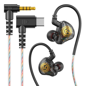 3.5mm In-Ear Monitors with USB-C for iPhone, Xiaomi, Samsung, and Laptops