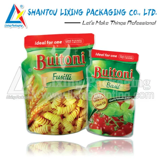 Bottle shaped snack packaging bag