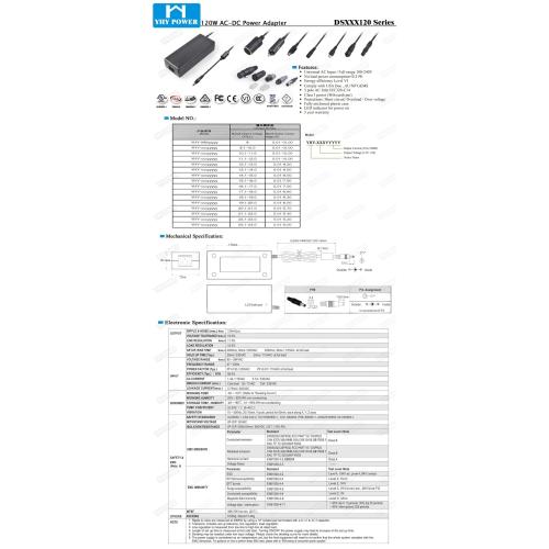 Adaptateur Universal 15V8A 120W AC DC