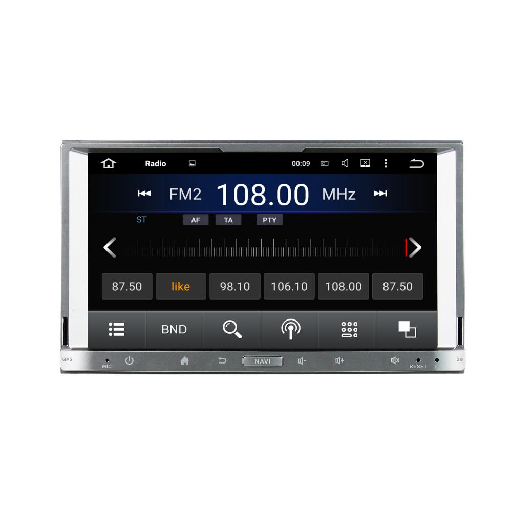 Touch silver universal car dvd player