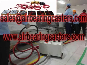 Air load skates is perfect for clean rooms