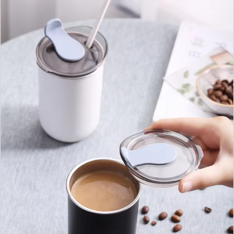 Color - Block Stainless Steel Tumbler with Straw