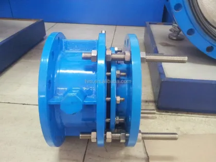 Rotork Electric Actuated Double Flange Expansion Butterfly Valve