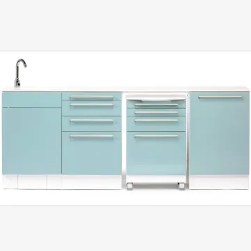 Dentist dental side cabinet with sink