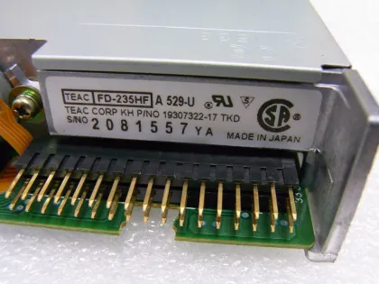 300 Rpm 1.44 Mb Storage Capacity Optical Disc Drive Teac Fd-235hf A529