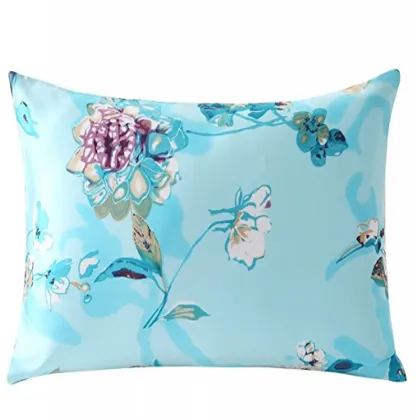 Mulberry Silk Floral Print Pillow Cases