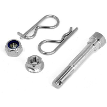 Stainless Steel Anti-Rattle Trailer Hitch Pin Kit for 2 1/2 in Receivers