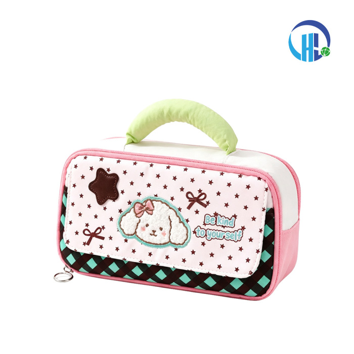 Tas Alat Tulis Anak Anjing Kartun Genggam