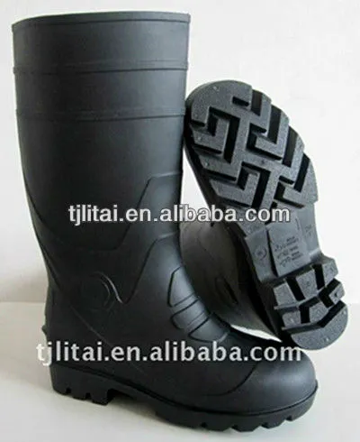 CE standard PVC construction mud safety boots/safety boots with unique design