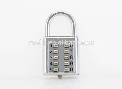 Push button lock Luggage lock cabinet padlock