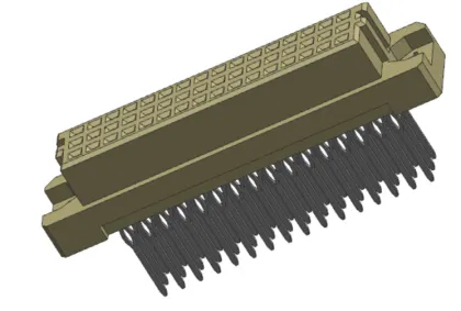DIN41612 Female press-Fit Connectors 48 Positions