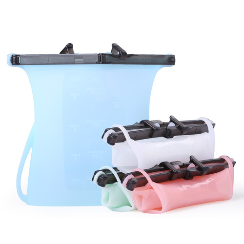 Reusable silicone food storage bags silicone sandwich bags