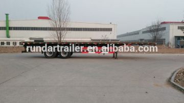 Special new arrival factory flatbed 3 axle semi trailer