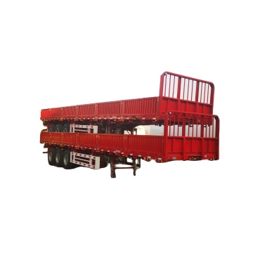 3 Axle Low Bed Trailer 60/70/80 Tons Low Loader Semi Trailer for Sale