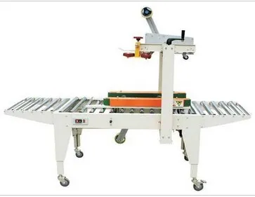 Semi automatic carton sealing machine with the scotch tape