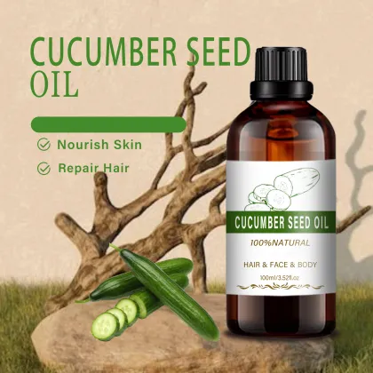 New And Organic Cucumber Seed Oil For Skin