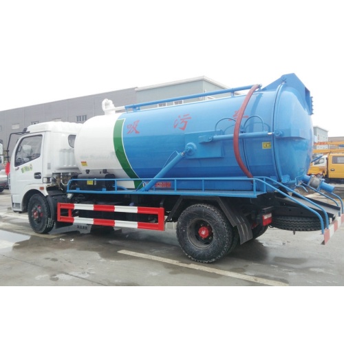Dongfeng 156 hp 4x2 camión de transporte de aguas residuales líquidas