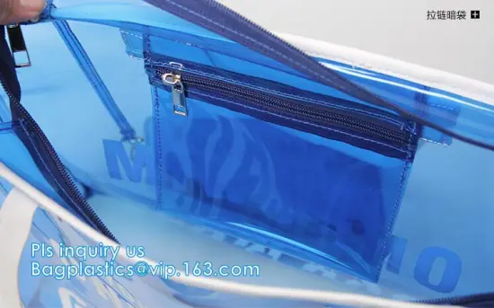 PVC Tote Shopper Square Handbag Ladies Shoulder Beach Bag, pvc waterproof shoulder beach bag with two bags, handle shoulder shin