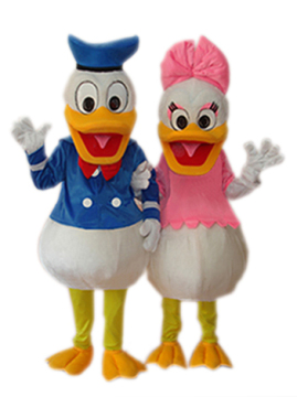 Cartoon costume,Donald and Dasiy duck character,disney character,plush dress costume,animal costumes,disneyworld character