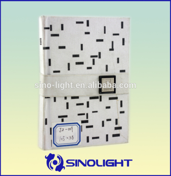 Cheap bulk custom made spiral notebooks printing cloth material notebook