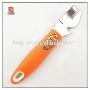 SK-355 new design popular TPR handle kitchen tool stainless steel bottle openers