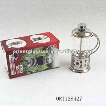 colored glass tea maker coffee mug