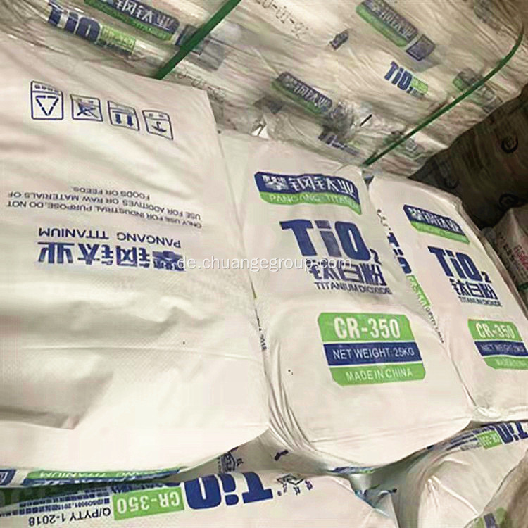 Titan -Dioxid TiO2 CR350 298 für das Beschichten von Plastik