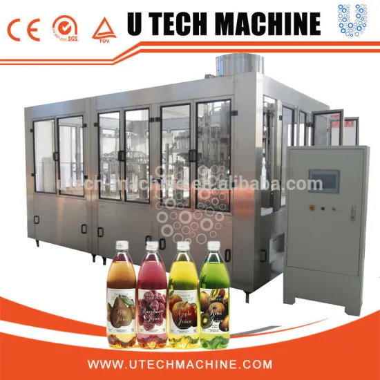 3 In 1 Automatic Juice filling line for fruit juice and tea