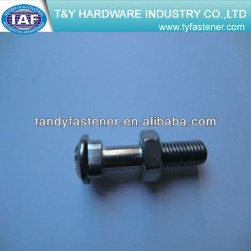 nut and bolt / steel / zinc plated