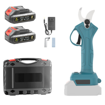 Cordless Electric 21V Lithium Battery 25mm Tree Pruner Scissors Ratchet Pruning Shears