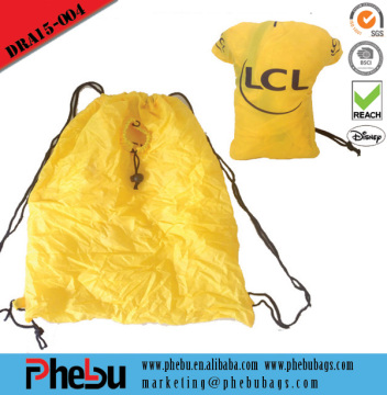 fashion foldable drawstring backpack gym bags(DRA15-005)