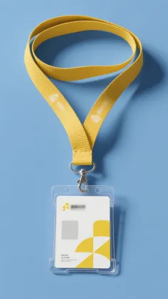 PVC Lanyard Badge Holder