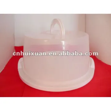 clear round plastic cake cover