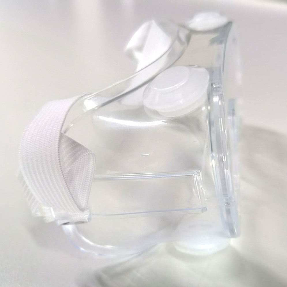 Transparent medical protective goggles