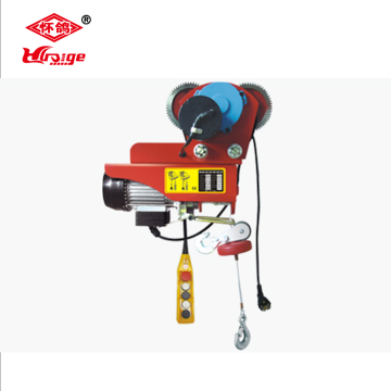 PA mini electric wire rope hoist 1000kg