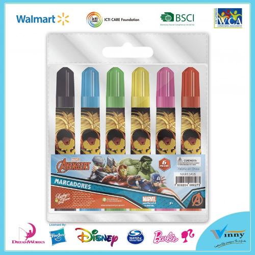 Penanda air Cat Avengers 6 Piece Jumbo