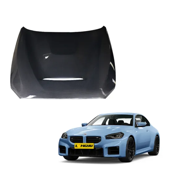 Langyu Carbon Fiber Engine Cover for BMW M2 F87 GTS Style Front Bonnet