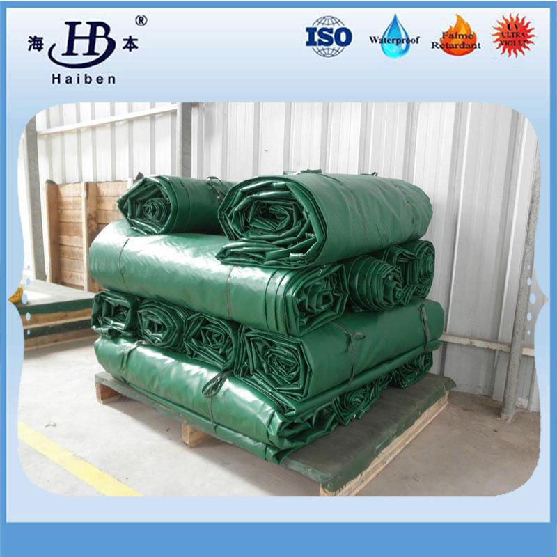 High strength finished pvc tarpaulin sheets minerals usage
