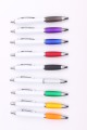 Bolígrafo de plástico promocional más barato con impresión de logotipo personalizado